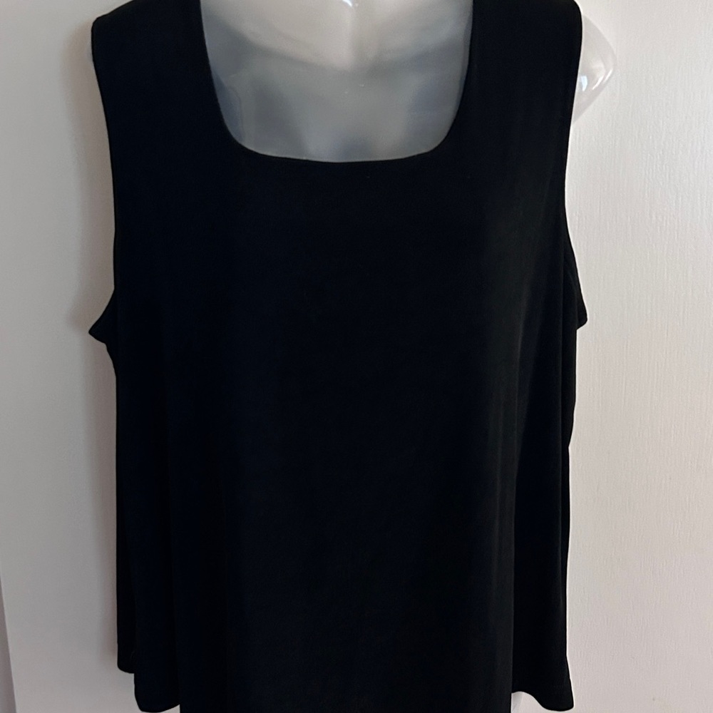 French Laundry Black Tank Top Sz 1X Womens​